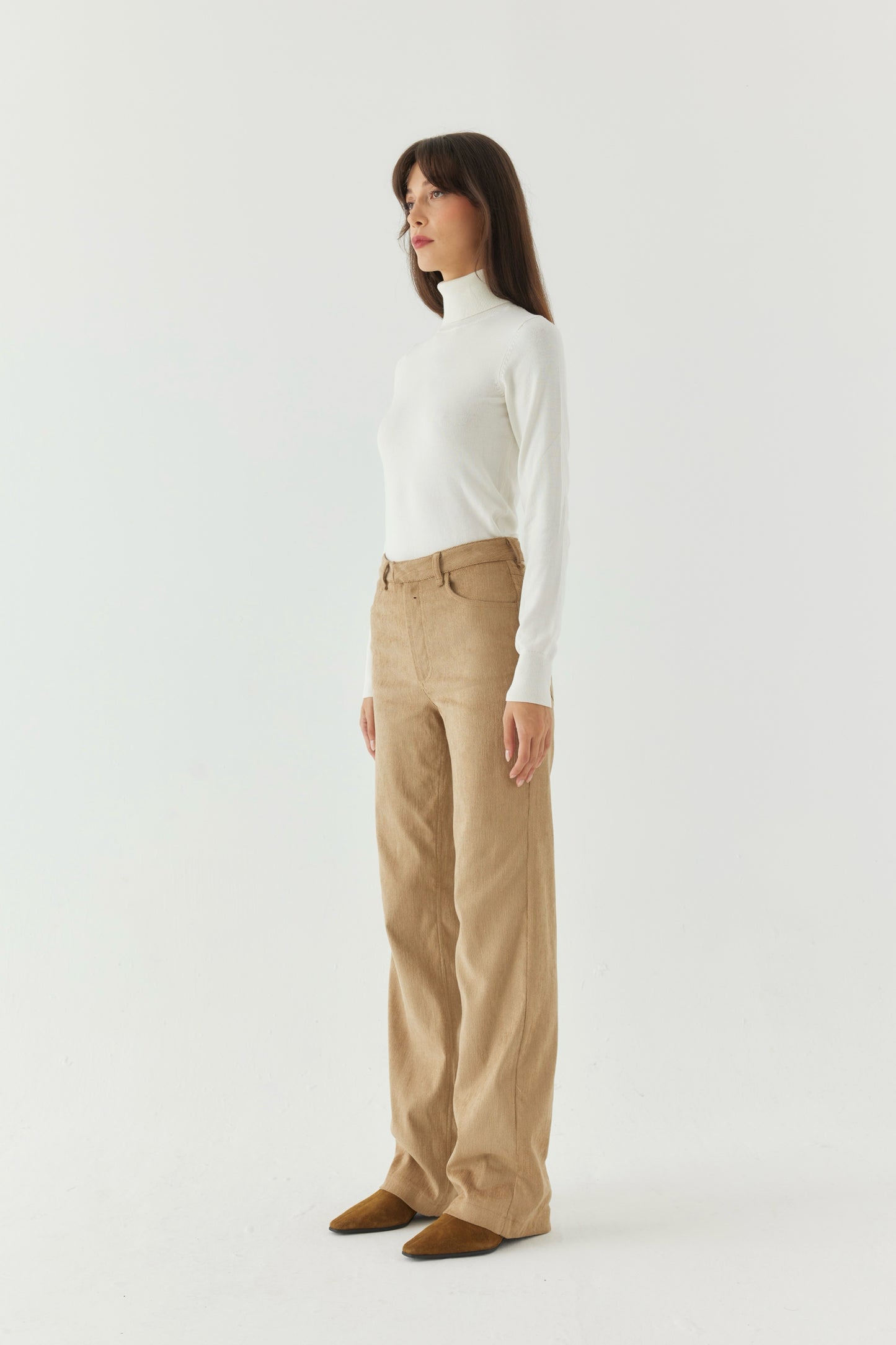 Oat Velvet Pants
