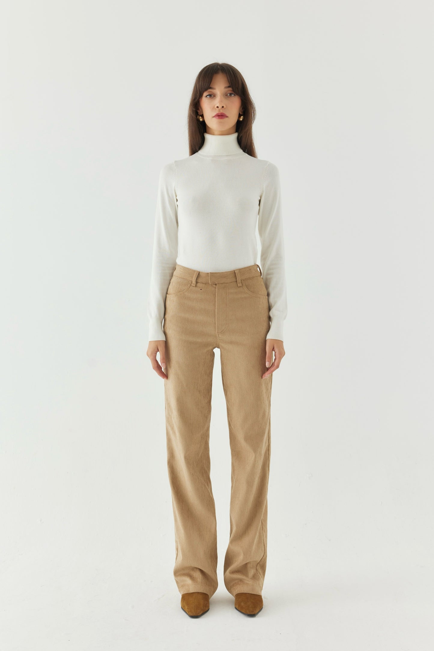 Oat Velvet Pants