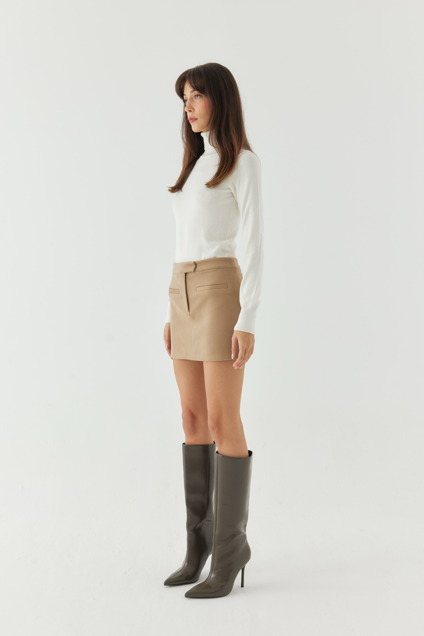 The Tailored Mini Skirt