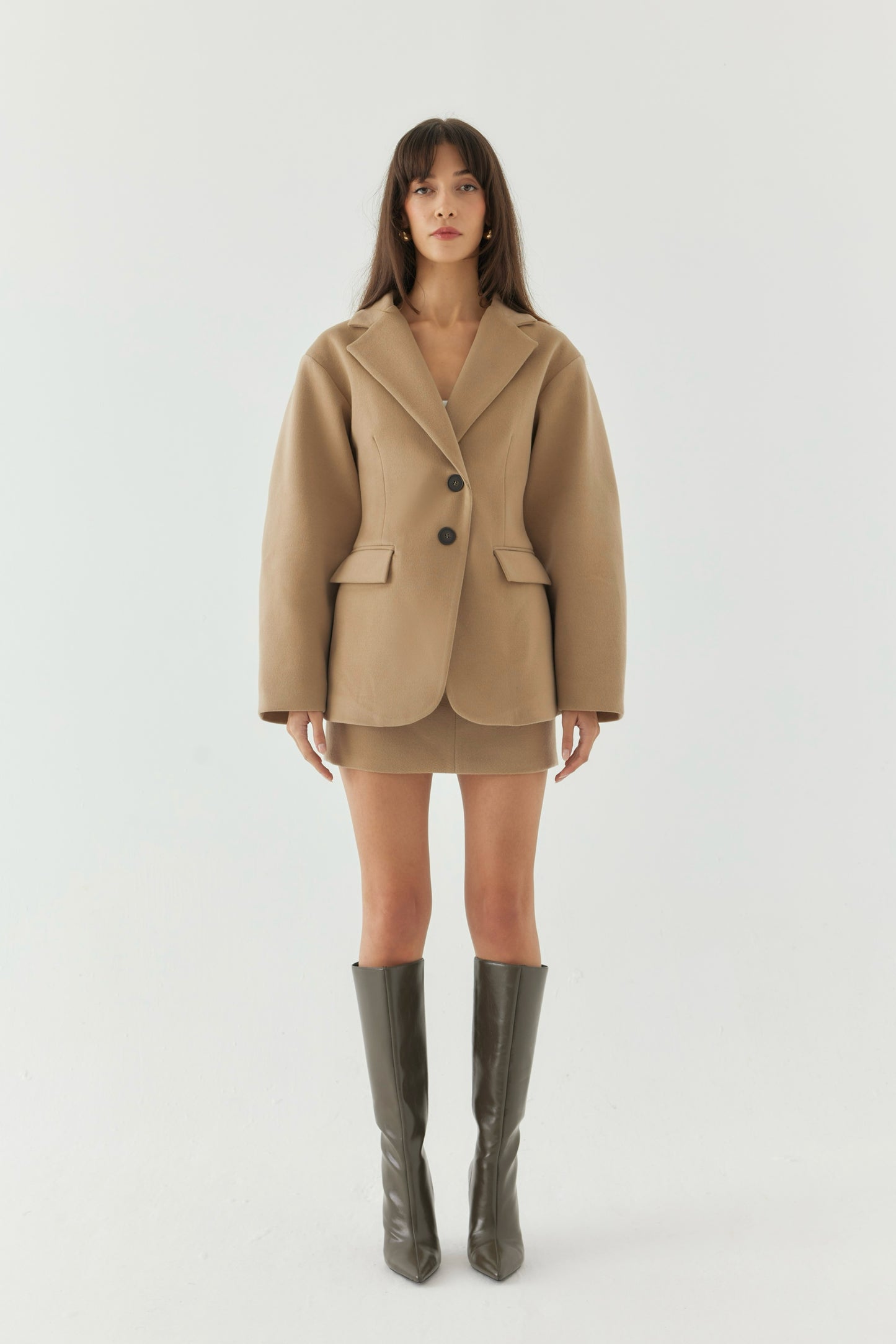 Sculptured Wool Jacket