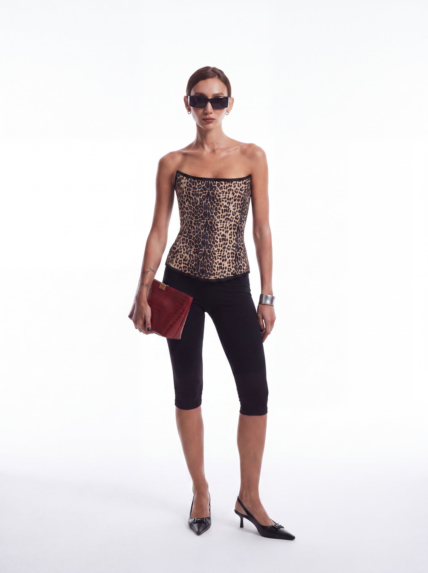 Leopard Sculpt Corset