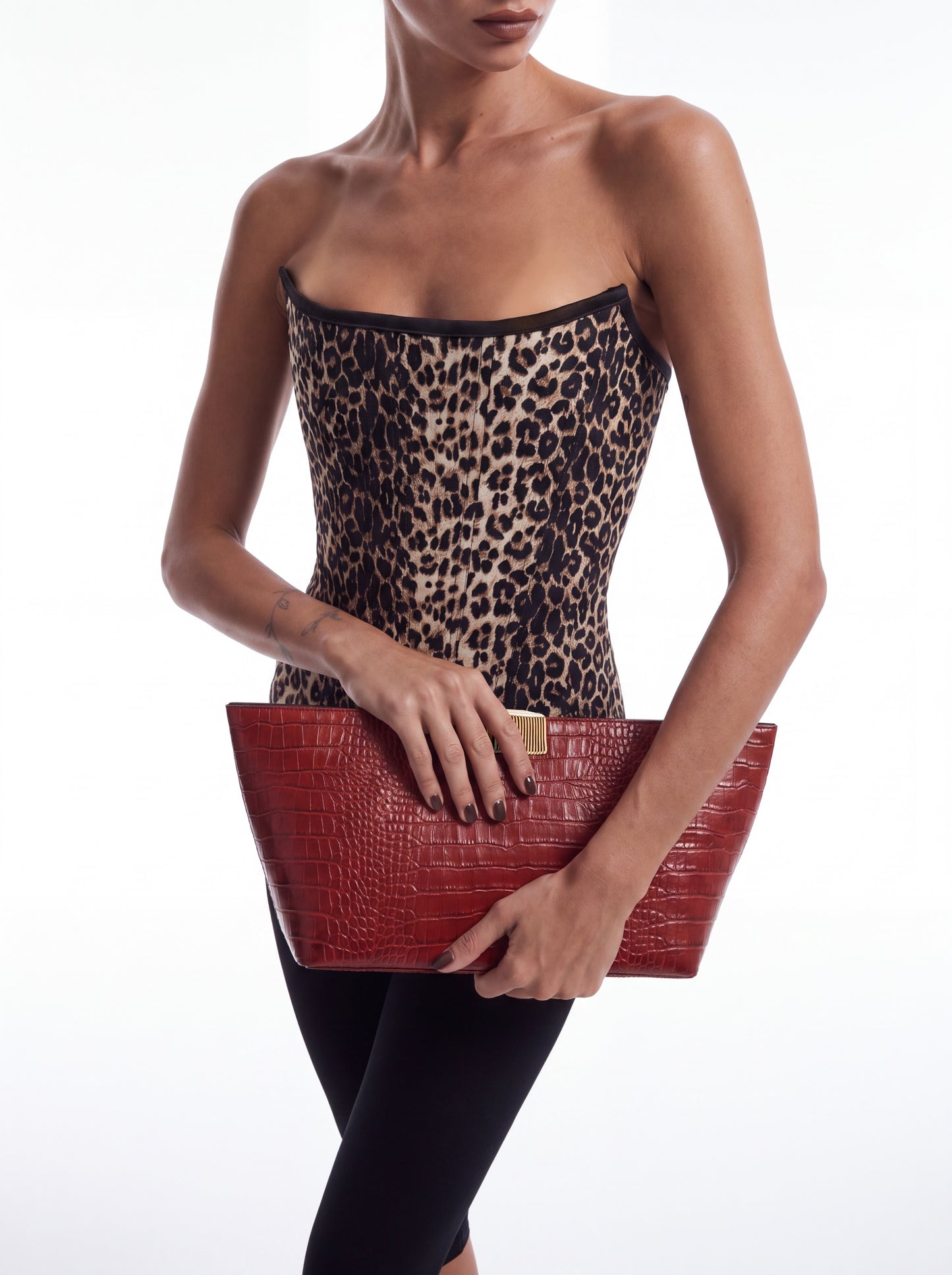 Leopard Sculpt Corset