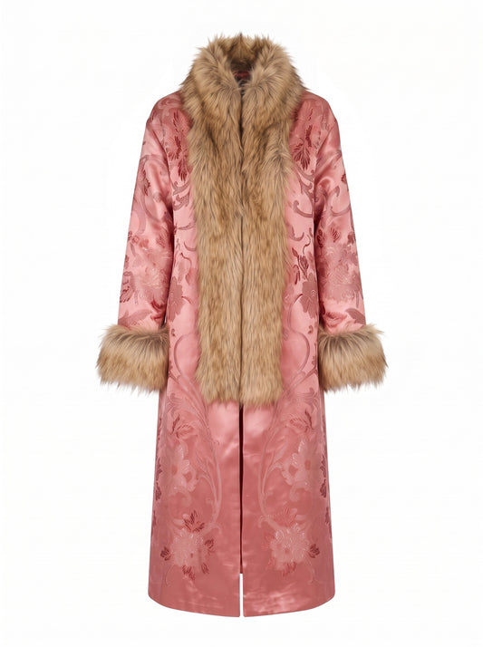 Pink Mongolian Faux Fur