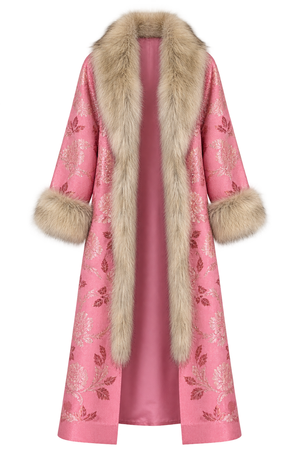 Pink Mongolian Faux Fur