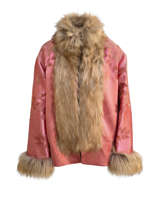 Pink Mongolian Faux Fur